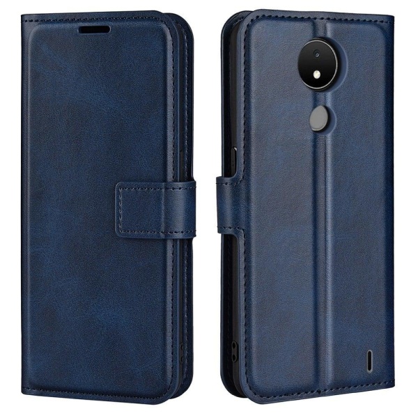 Lompakko Nahkakotelo For Nokia C21 - Sininen Blue