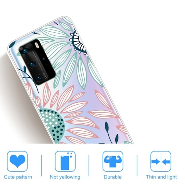 Deco Huawei P40 Pro skal - Vacker Blomma multifärg