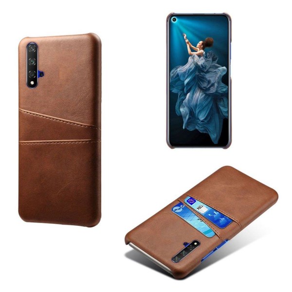 Dual Card Honor 20 cover - Brun Brown