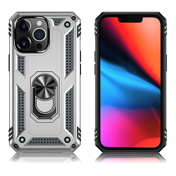 Bofink Combat iPhone 13 Pro skal - Silver/Grå Silvergrå