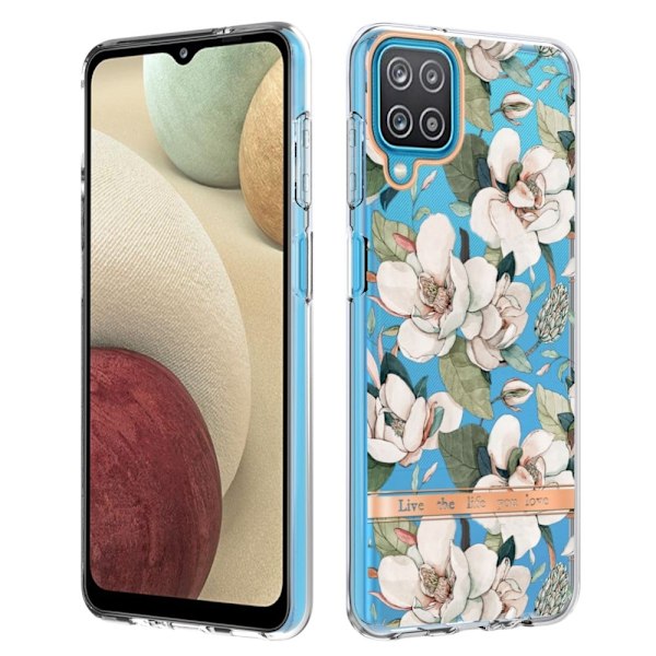 Supertunt och tåligt mjukfodral för Samsung Galaxy A12 5G - Grön Gardenia Grön