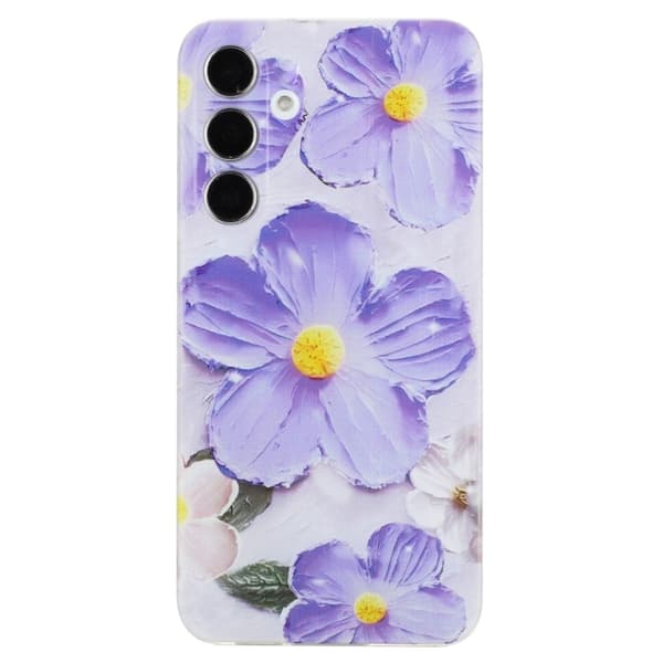 Deco Samsung Galaxy S24 Plus skal - Lila Blomma Lila