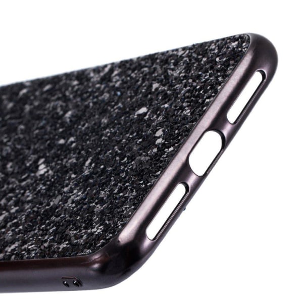 Glitter iPhone Xs Max skal - Svart Svart