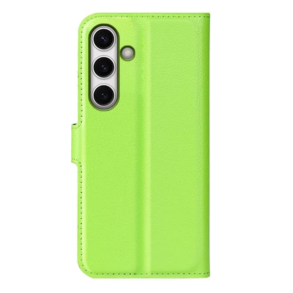 Klassisk Samsung Galaxy S24 FE flip etui - Grøn Green