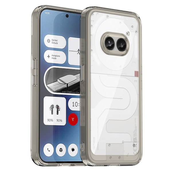 Nothing Phone (2a) smart telefonskal i akryl - Transparent Grå Silvergrå