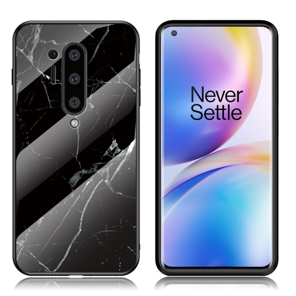 Fantasy Marmor OnePlus 8 Pro skal - Svart Svart