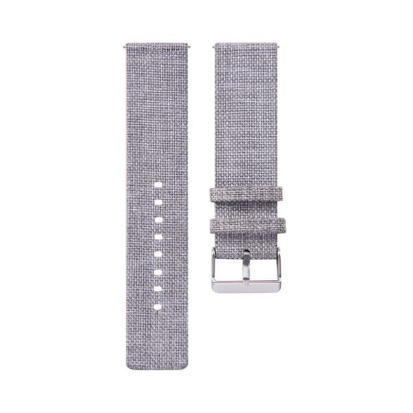 Fossil Gen 4 (40mm) holdbar nylon klokkereim - Grå Silver grey