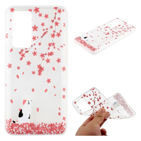 Deco Huawei P40 Pro kuoret - Kissa ja Floret Pink