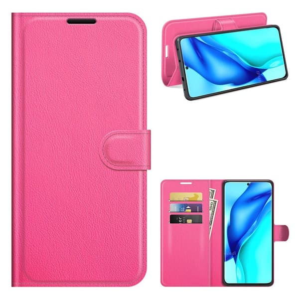 Classic Huawei P50 Pro Flip etui - Rose Pink