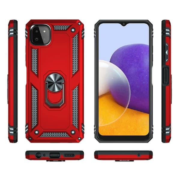 Bofink Combat Samsung Galaxy A22 5G Etui - Rød Red