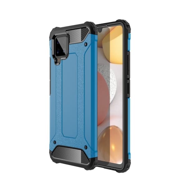 Armour Guard Etui Samsung Galaxy A42 5G - Babyblå Blue