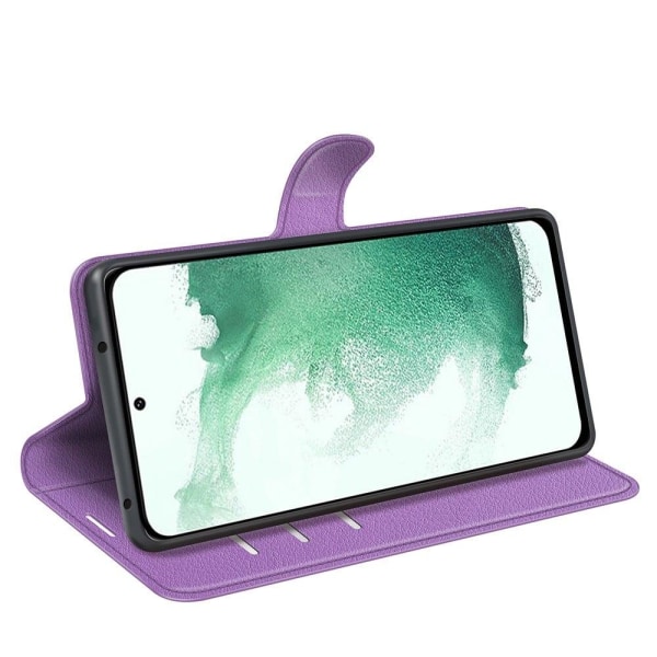 Klassisk Samsung Galaxy S23 Plus Flip Etui - Lilla Purple