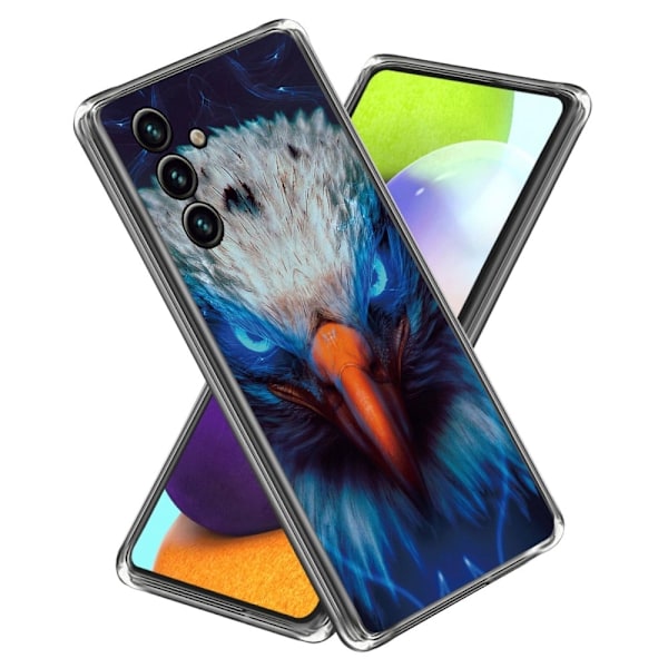 Deco Samsung Galaxy A34 5G skal - Falk Blå