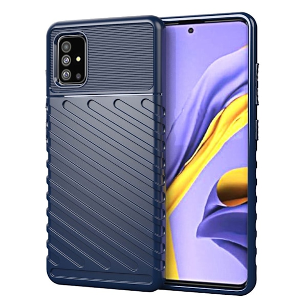Thunder Samsung Galaxy A51 etui - Blå Blue