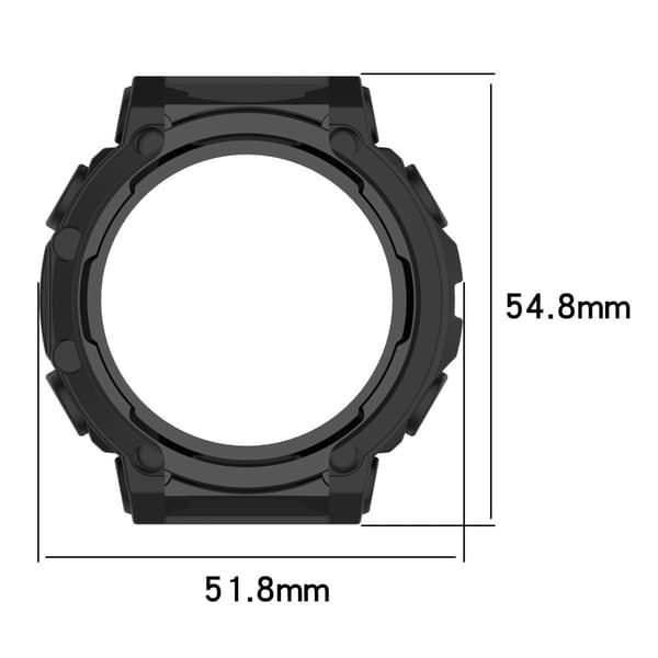 Fossil Gen 6 uthult beskyttelsesdeksel - Svart Black