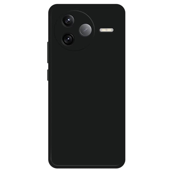 Xiaomi Redmi K80 5G Fleksibelt etui Lige kantbeskyttelse Telefoncover - Sort Black