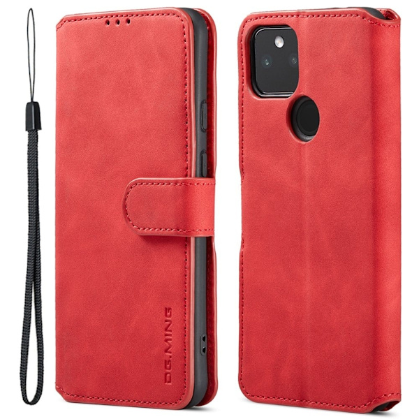 DG.Ming Google Pixel 5a Retro Etui - Rød Red