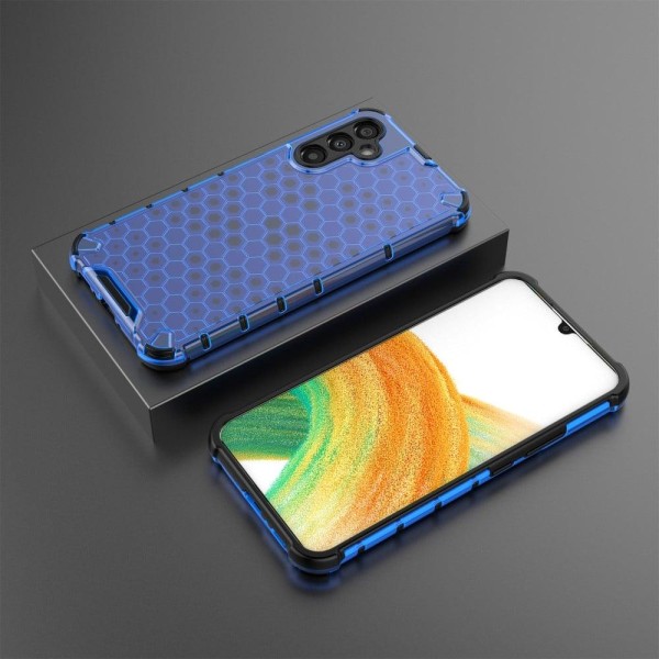 Bofink Honeycomb Samsung Galaxy A34 5G Etui - Blå Blue