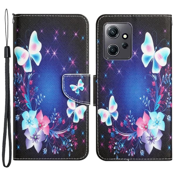 Wonderland Xiaomi Redmi Note 12 Flippetui - Sommerfugl Blue