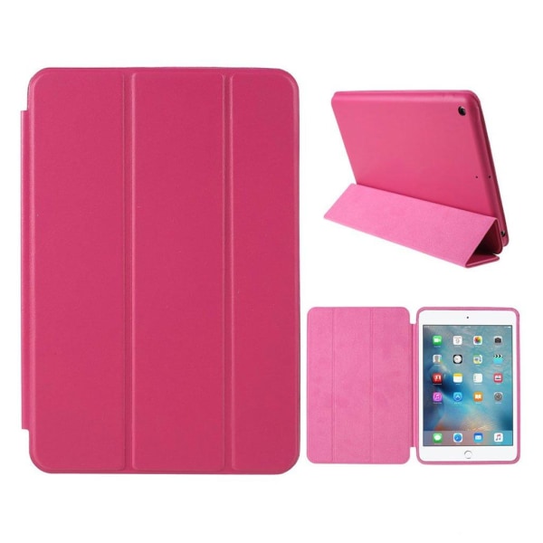 iPad Mini (2019) tri-fold leather flip case - Rose Rosa