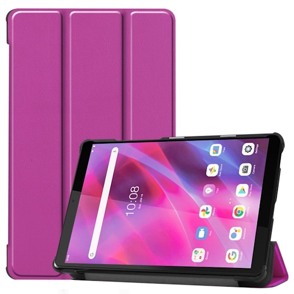 Tri-fold läderfodral för Lenovo Tab M8 (3:e generationen) - Lila Lila