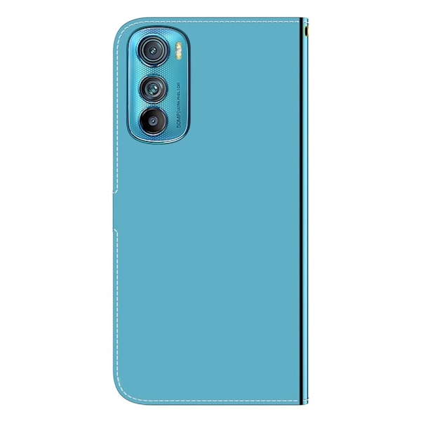 Mirror Motorola Edge 30 flip case - Sininen Blue