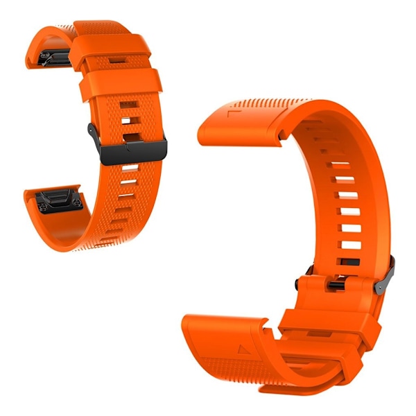 Garmin Fenix 6X / 6X Pro / Fenix 5X / Fenix 5X Plus klockarmband i silikon - Orange Orange