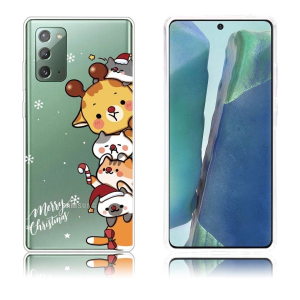 Christmas Samsung Galaxy Note 20 case - Animals Multicolor