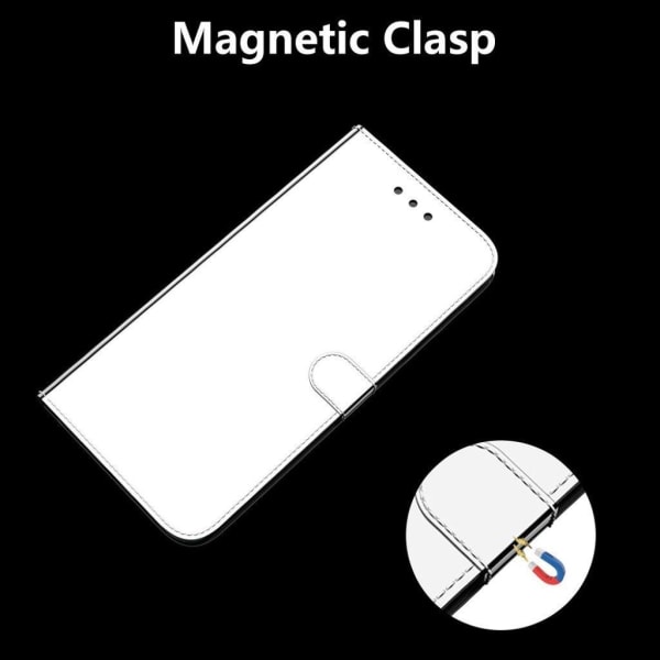 Mirror OnePlus 8T flip case - Silver Silver grey