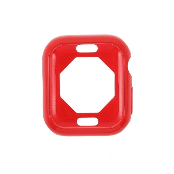 Apple Watch (41 mm) ensfarget TPU-deksel - Rød Red