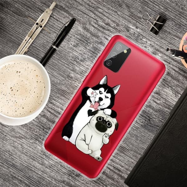 Deco Samsung Galaxy A02s Etui - Dogs Multicolor