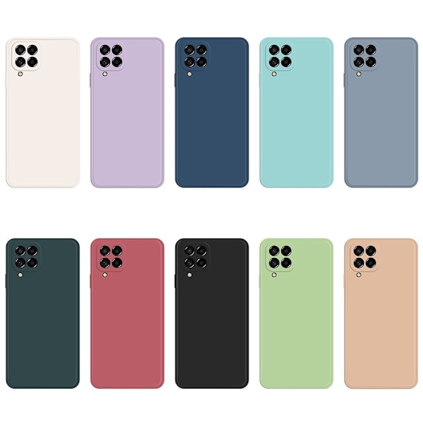 Skråt gummicover mod fald til Samsung Galaxy M53 5G - Beige Brown