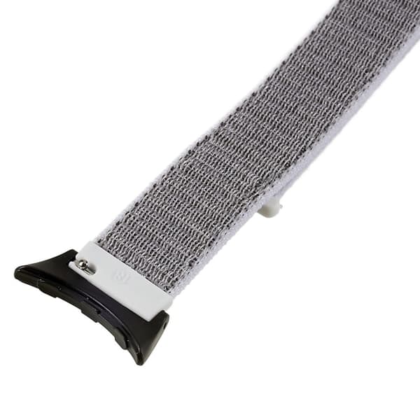 Klockarmband i nylon för Google Pixel Watch - Grå / Vit Vit
