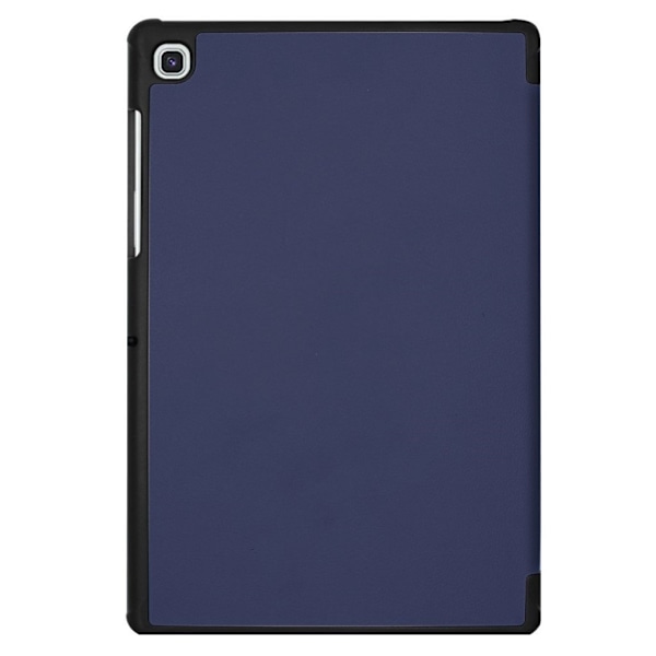 Samsung Galaxy Tab S5e kolminkertainen nahkakotelo - Tummansininen Blue