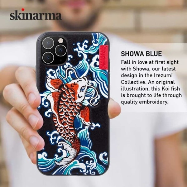 SKINARMA Showa - iPhone 11 Pro Max - Blå Blå