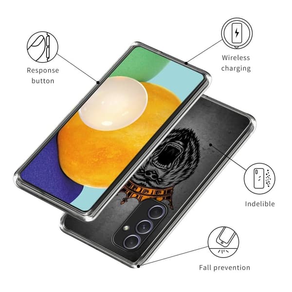 Deco Samsung Galaxy A54 skal - Gorilla Silvergrå