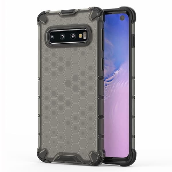 Bofink Honeycomb Samsung Galaxy S10 deksel - Svart Black