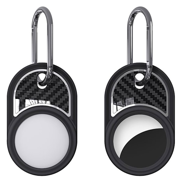AirTags-cover i kulfiber - Sort Black