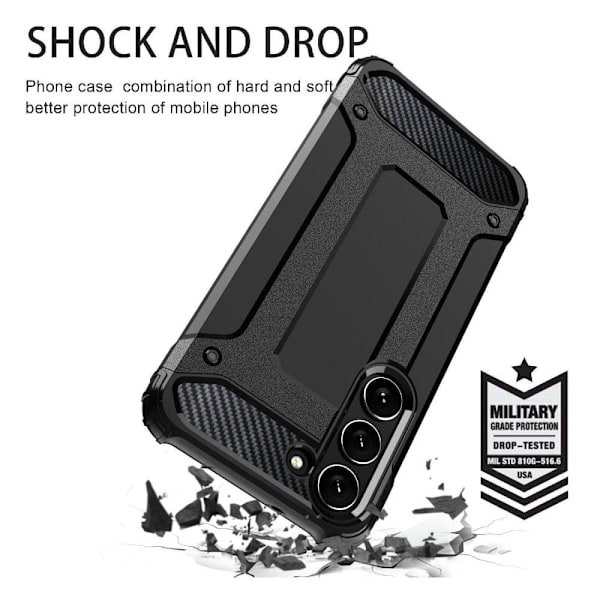Armour Guard Suojakotelo Samsung Galaxy S23 Plus - Punainen Red