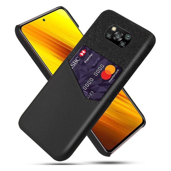 Bofink Xiaomi Poco X3 / X3 NFC-kortin suojus - Musta Black