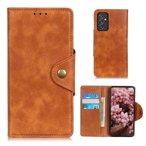 Alpha Samsung Galaxy A82 5G Flippetui - Brun Brown
