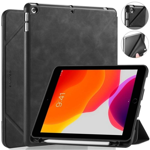 DG.MING See series iPad 10.2 (2021) / (2020) / (2019) leather fl Black