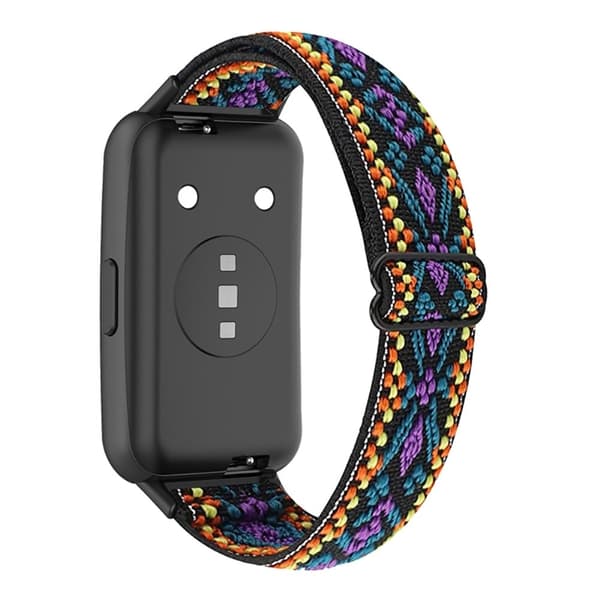 Huawei Band 7 klockarmband i äkta läder - Lila Lila
