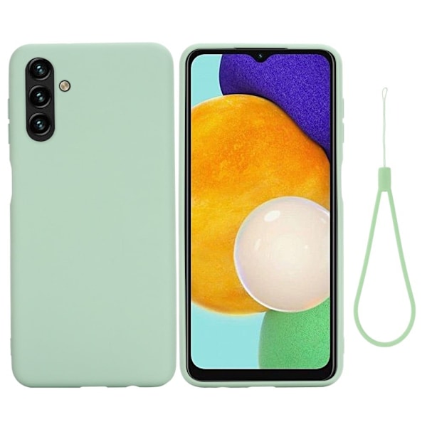 Matt Samsung Galaxy A13 5G skal av flytande silikon - Grön Grön