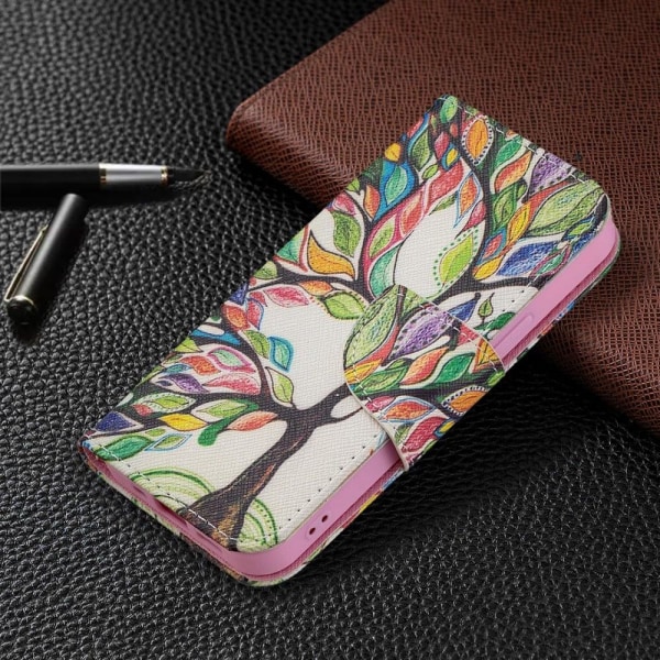 Wonderland iPhone 13 flip etui - Livstræ Multicolor