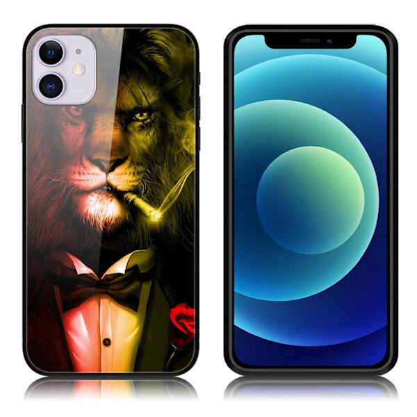 Fantasy iPhone 12 Mini Deksel - Løve Multicolor