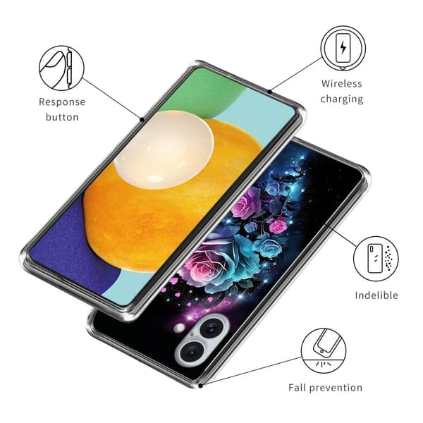 Vibe iPhone 16 Plus deksel - Drømmerose Multicolor