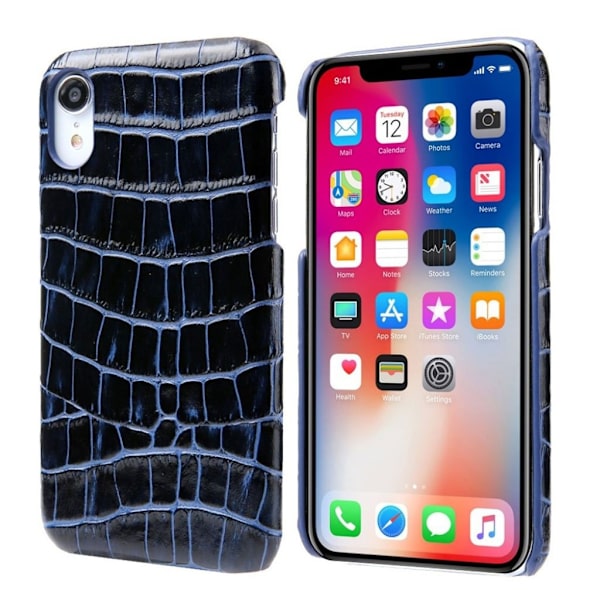 Croco iPhone Xr skal - Blå Blå