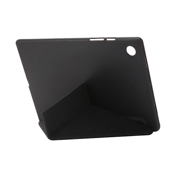 Samsung Galaxy Tab A8 10.5 (2021) V-taitto tyyliin silikonikotelo - Musta Black