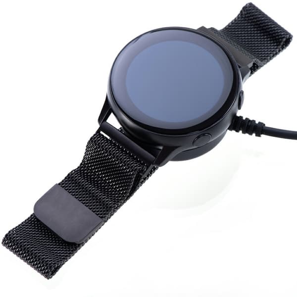 USB-ladestasjon for Samsung Watch-enhet - Svart Black
